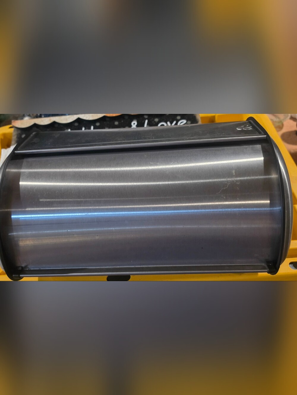 OGGI Bread Box Stainless Steel Roll-Top Gray